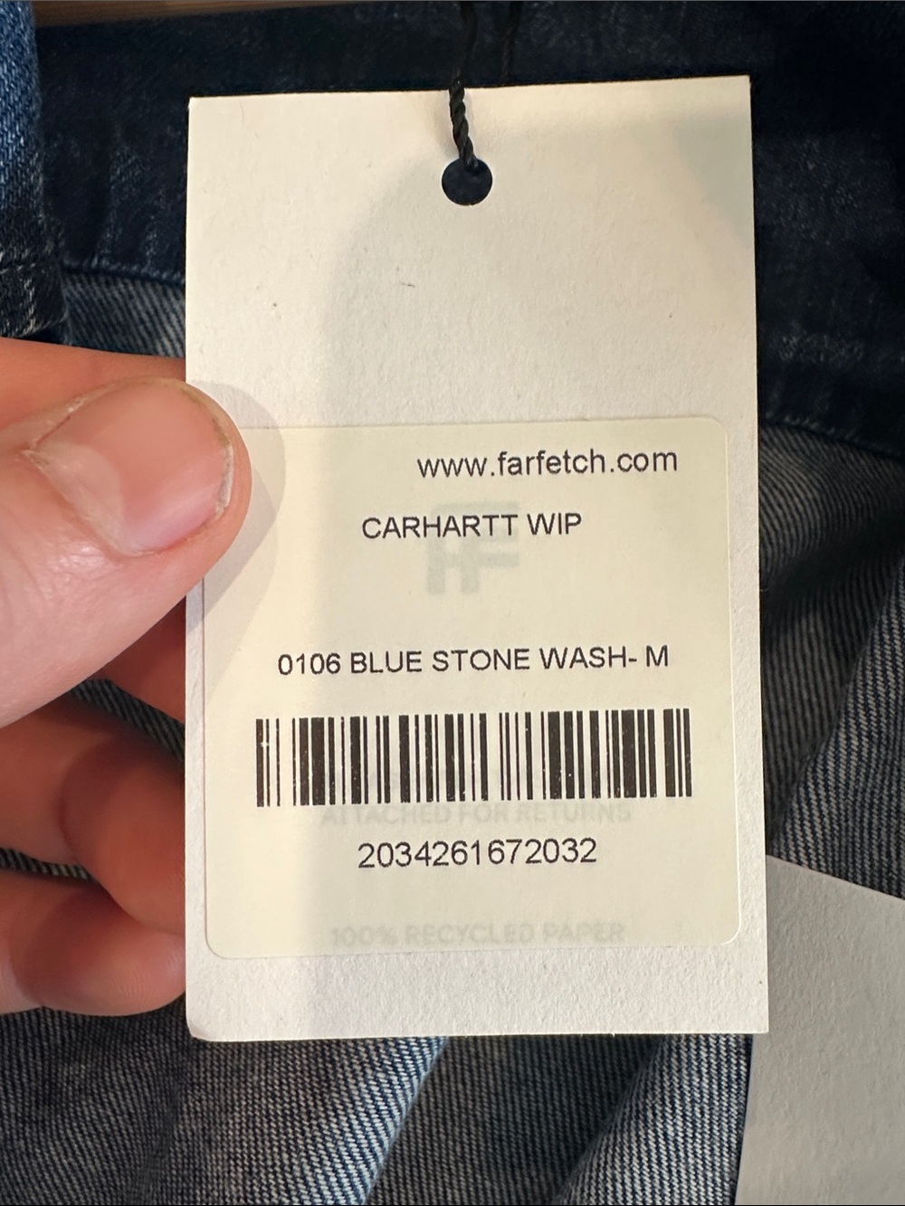 Carhartt WIP Lovilia Short-Sleeve Denim Shirt - Blue - Picture 4 of 4